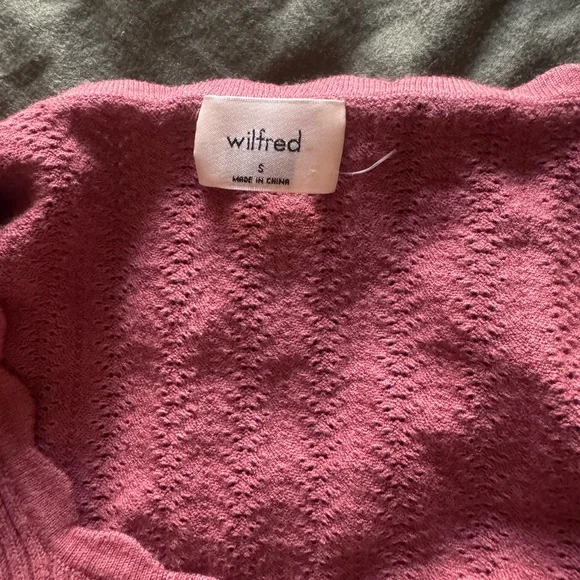 Wilfred Soloist Sweetheart Neckline Sweater in Pink - Picture 3 of 3